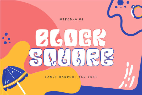 Block Square: The Whimsical Display Font That Transforms Your Designs