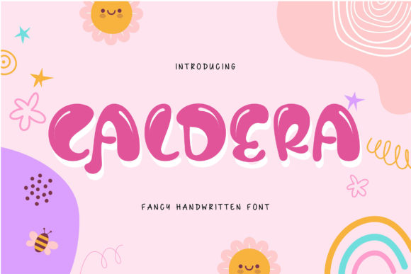 Caldera: Elevating Children’s Designs with a Cute and Bubbly Display Font