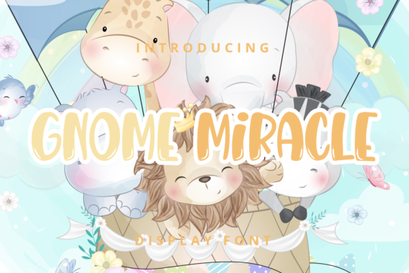Gnome Miracle: Elevating Creative Projects with a Friendly Display Font
