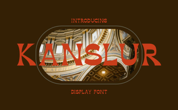 Kanslur: A Whimsical Display Font for Modern Design Projects