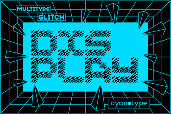 MultiType Glitch Display: A Functional Analysis of a Distinctive Pixelated Typeface