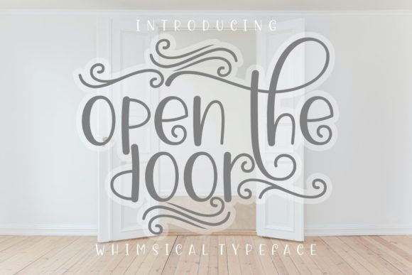 Open the Door: Elevating Your Design with Whimsical Typography