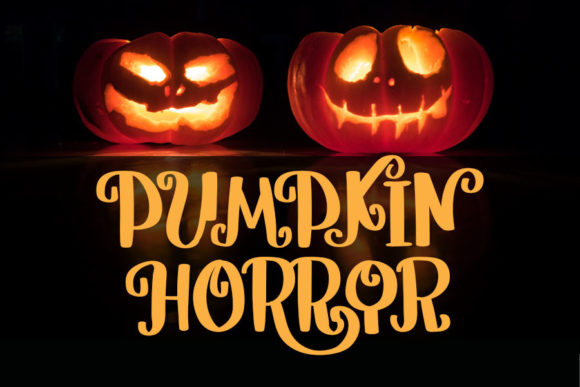 Pumpkin Horror: The Ultimate Spooky Display Font