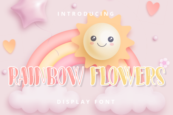 Rainbow Flowers: Integrating a Playful Display Font into Professional and Educational Workflows